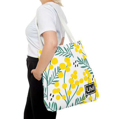 Bolso de mano con estampados florales llamativos (AOP)