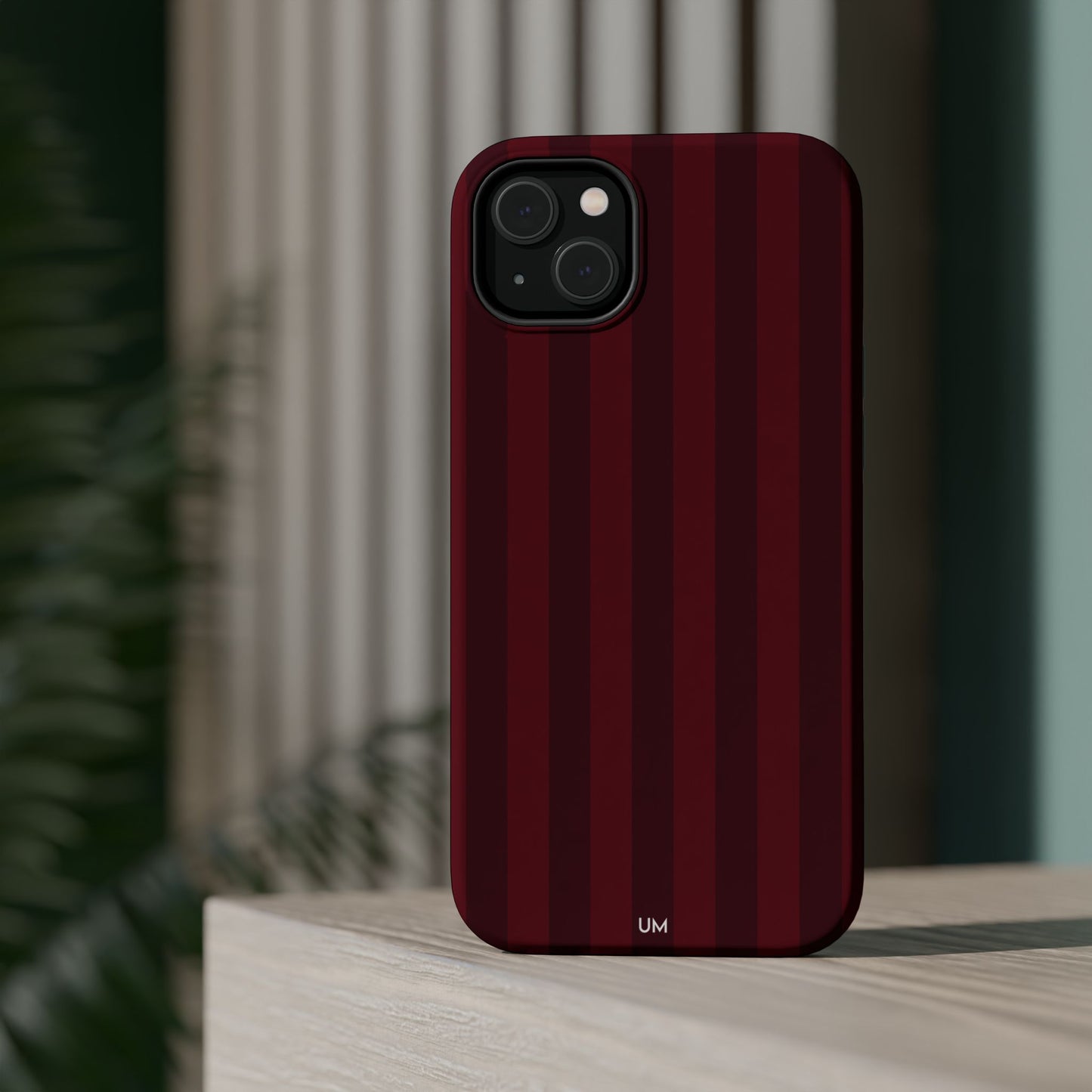 Bordeaux Pinstripe