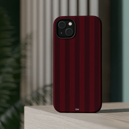 Bordeaux Pinstripe