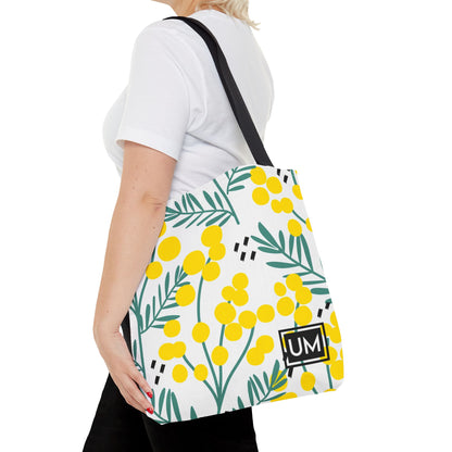 Bolso de mano con estampados florales llamativos (AOP)