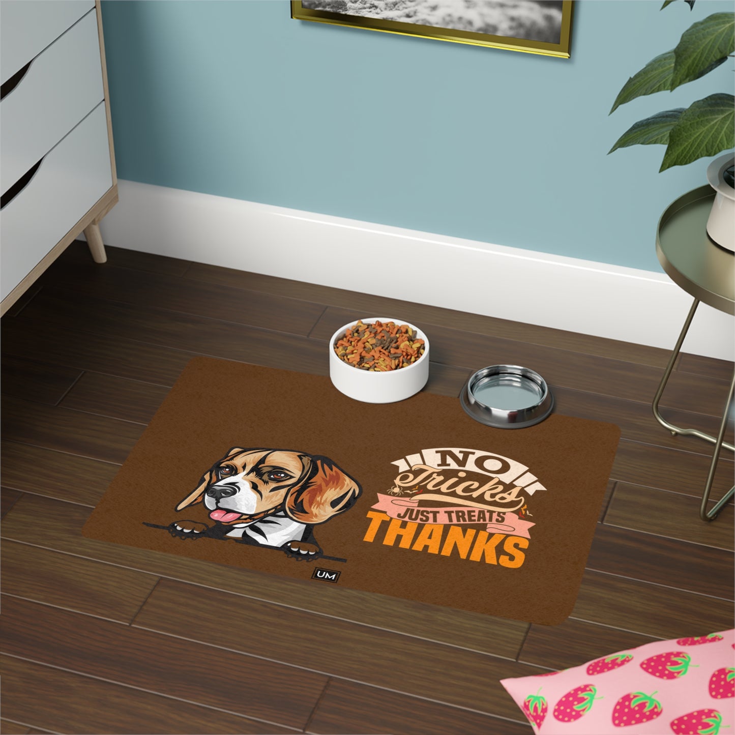 Alfombrilla para comida para mascotas UM (12 x 18)