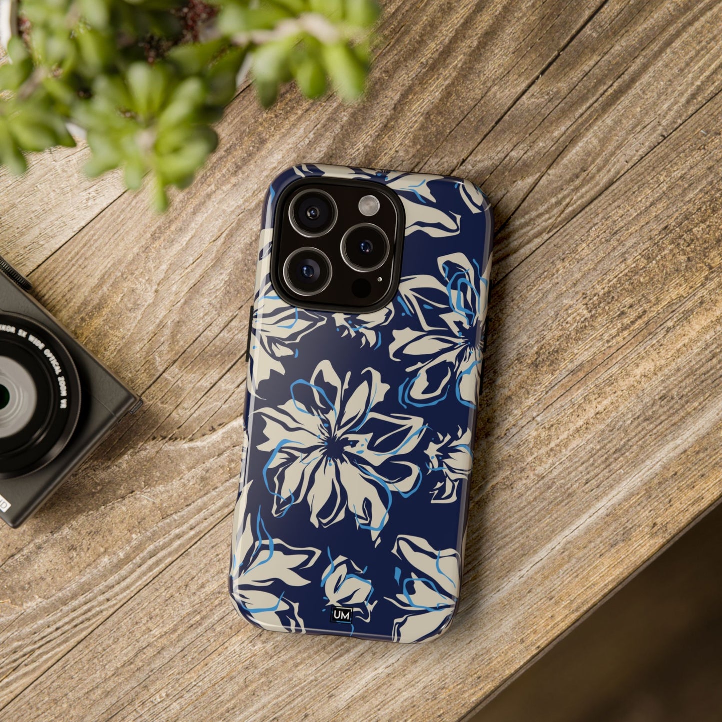 Blue Flor Tough Case