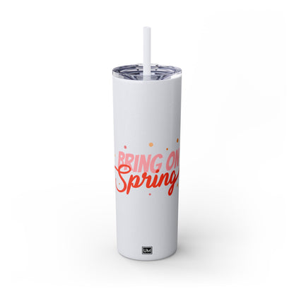 Vaso Spring con pajita, 20 oz