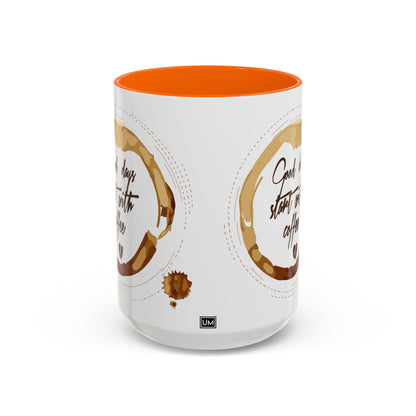 Comienza tu día con una taza de café (11, 15 oz)