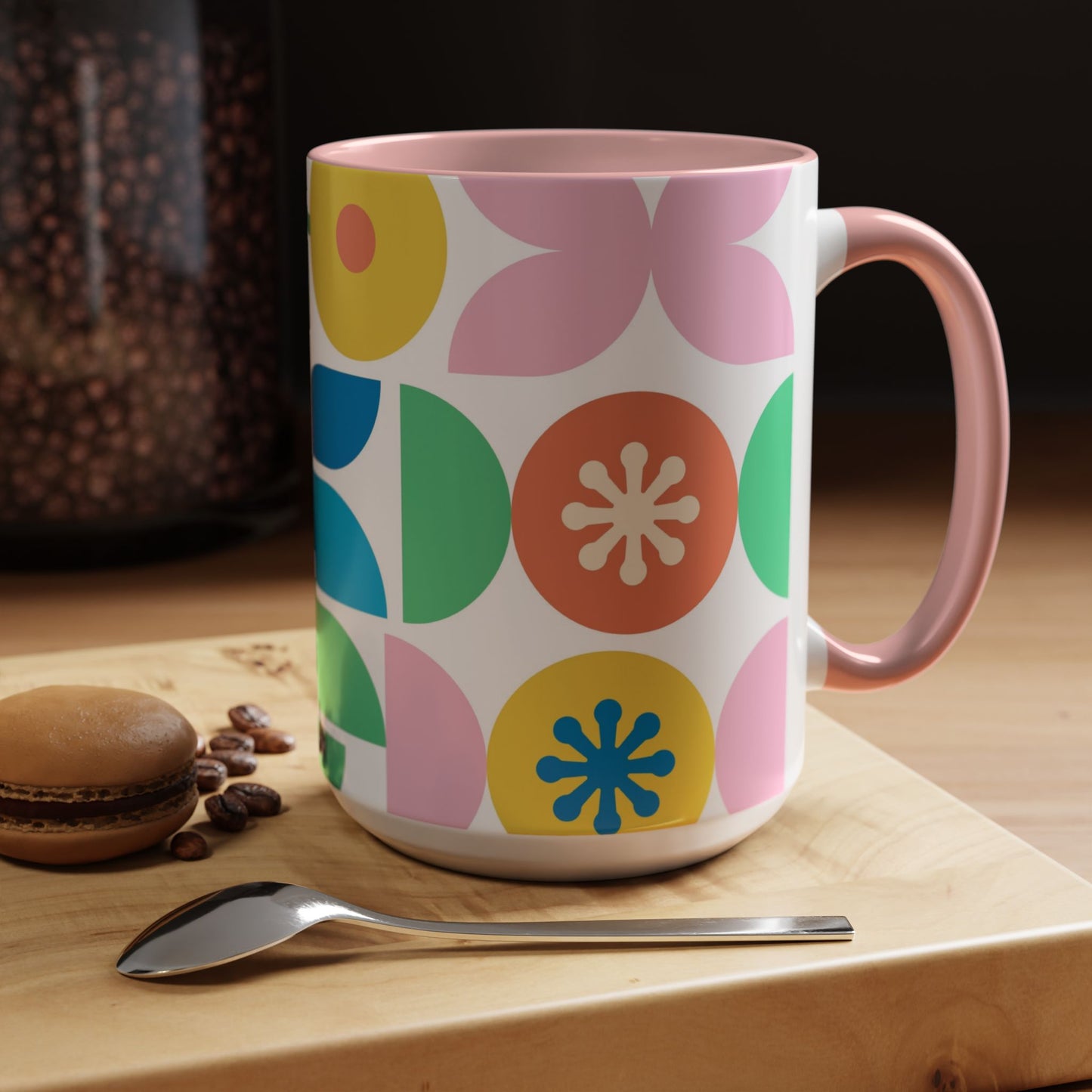 Taza de café colorida (11, 15 oz)