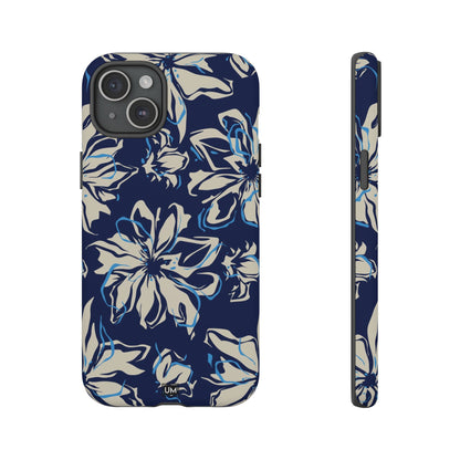 Blue Flor Tough Case