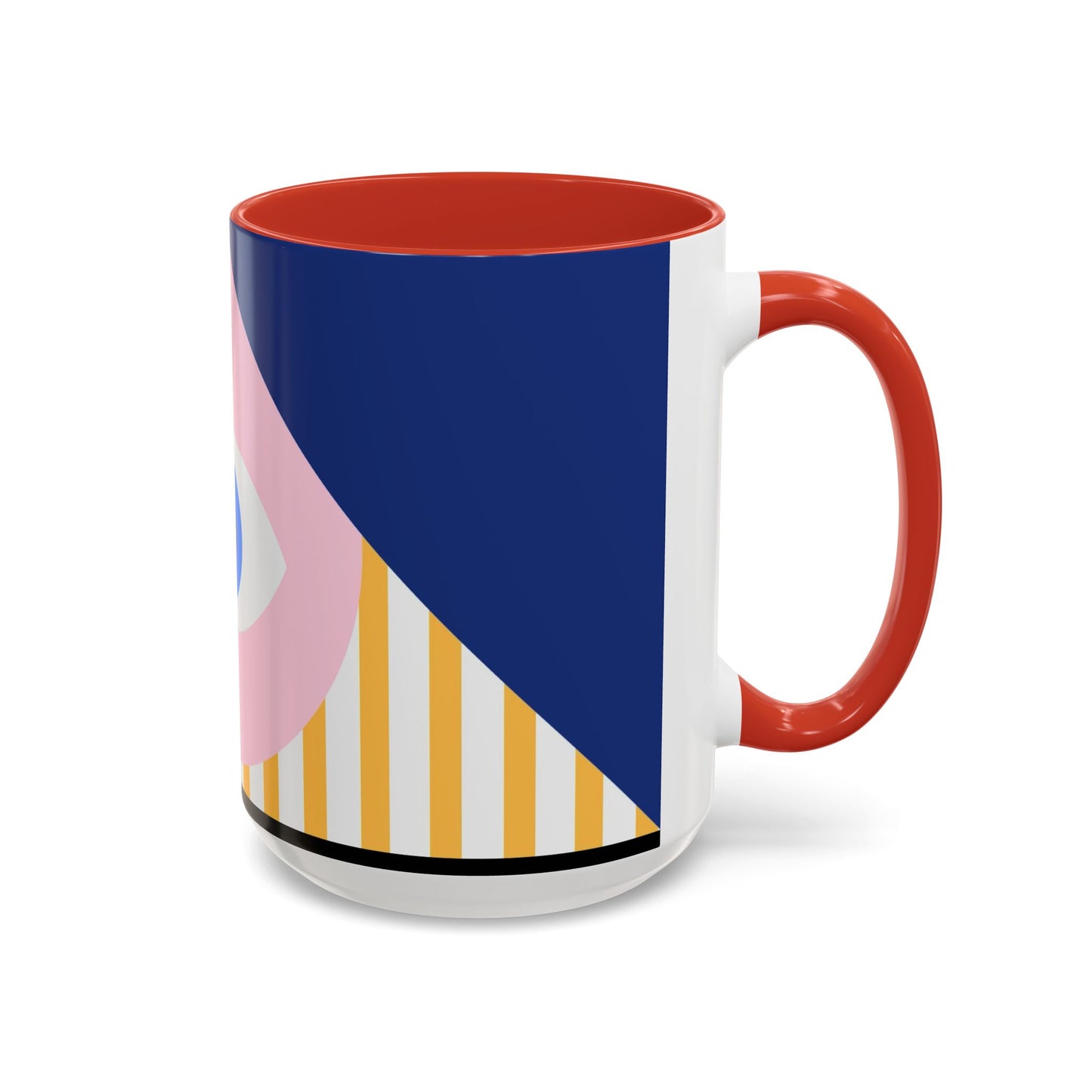 Taza de café con diseño de mal de ojo (11 oz y 15 oz)