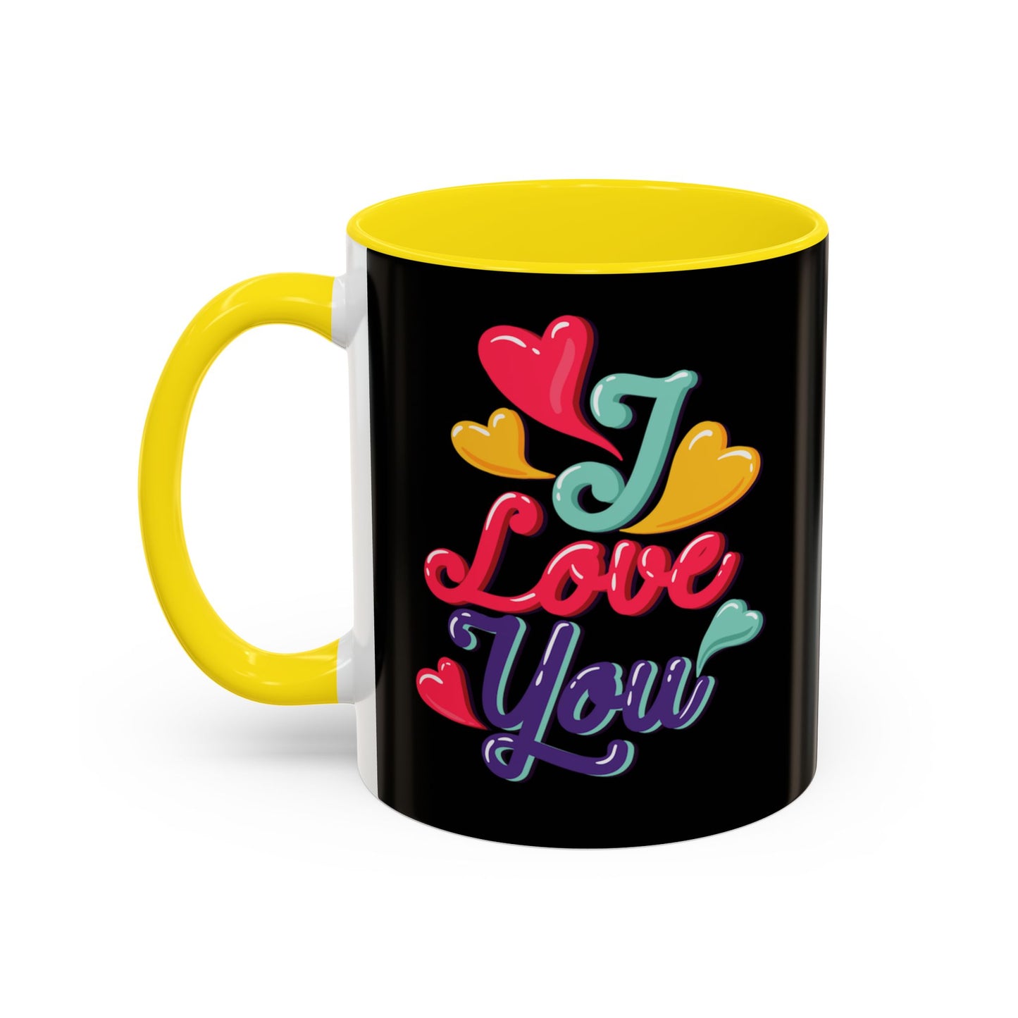 Taza de café con la frase "Te amo" (11, 15 oz)