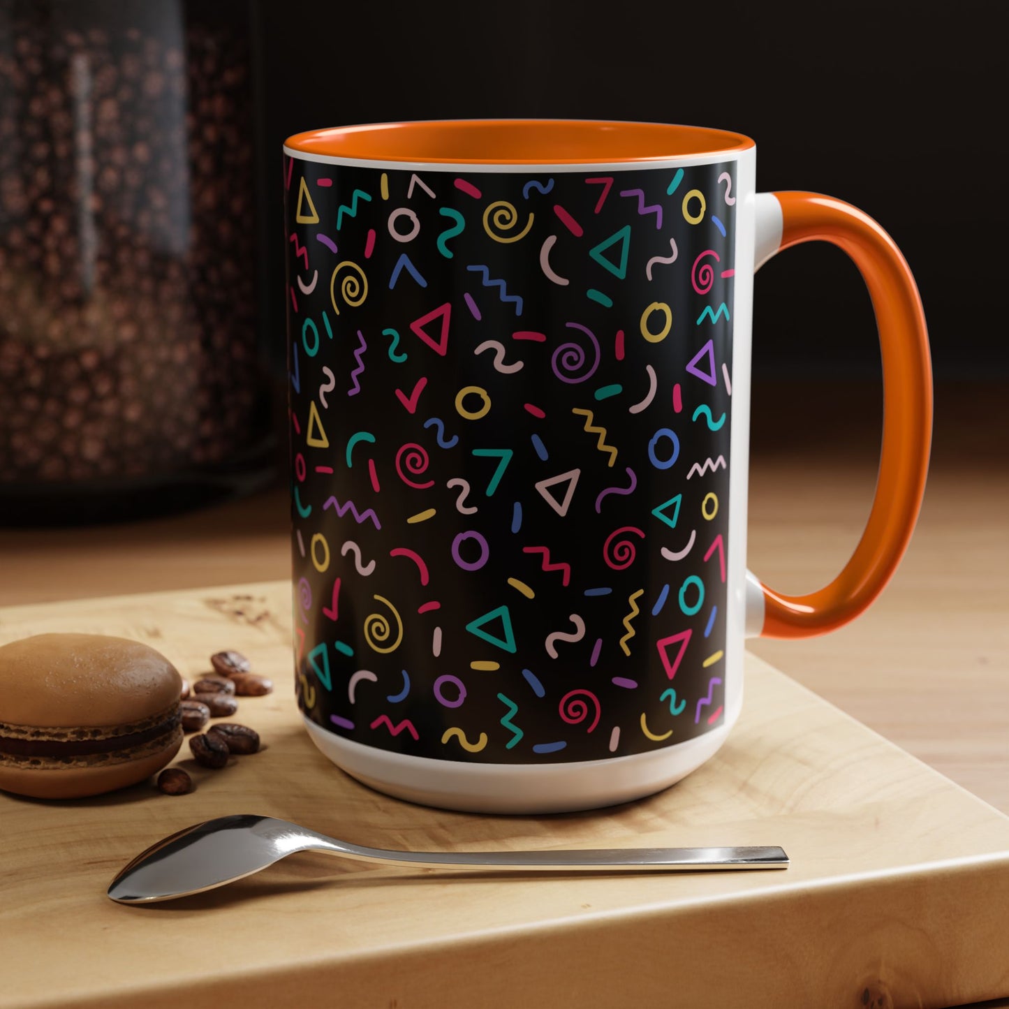 Taza de café con el mensaje "Amor por el café" (11, 15 oz)