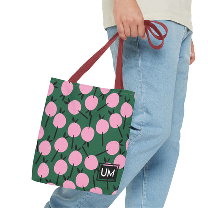 Bolso de mano con estampados florales llamativos (AOP)