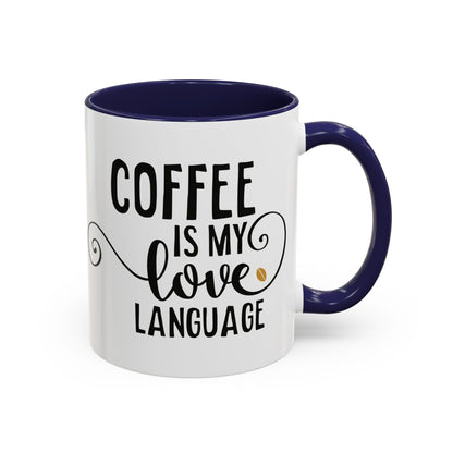 Taza Mi amor por el café (11, 15 oz)