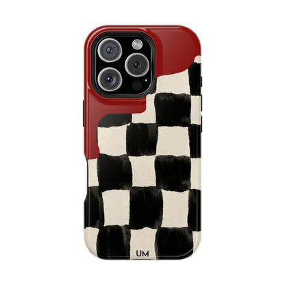 Checkerboard Red