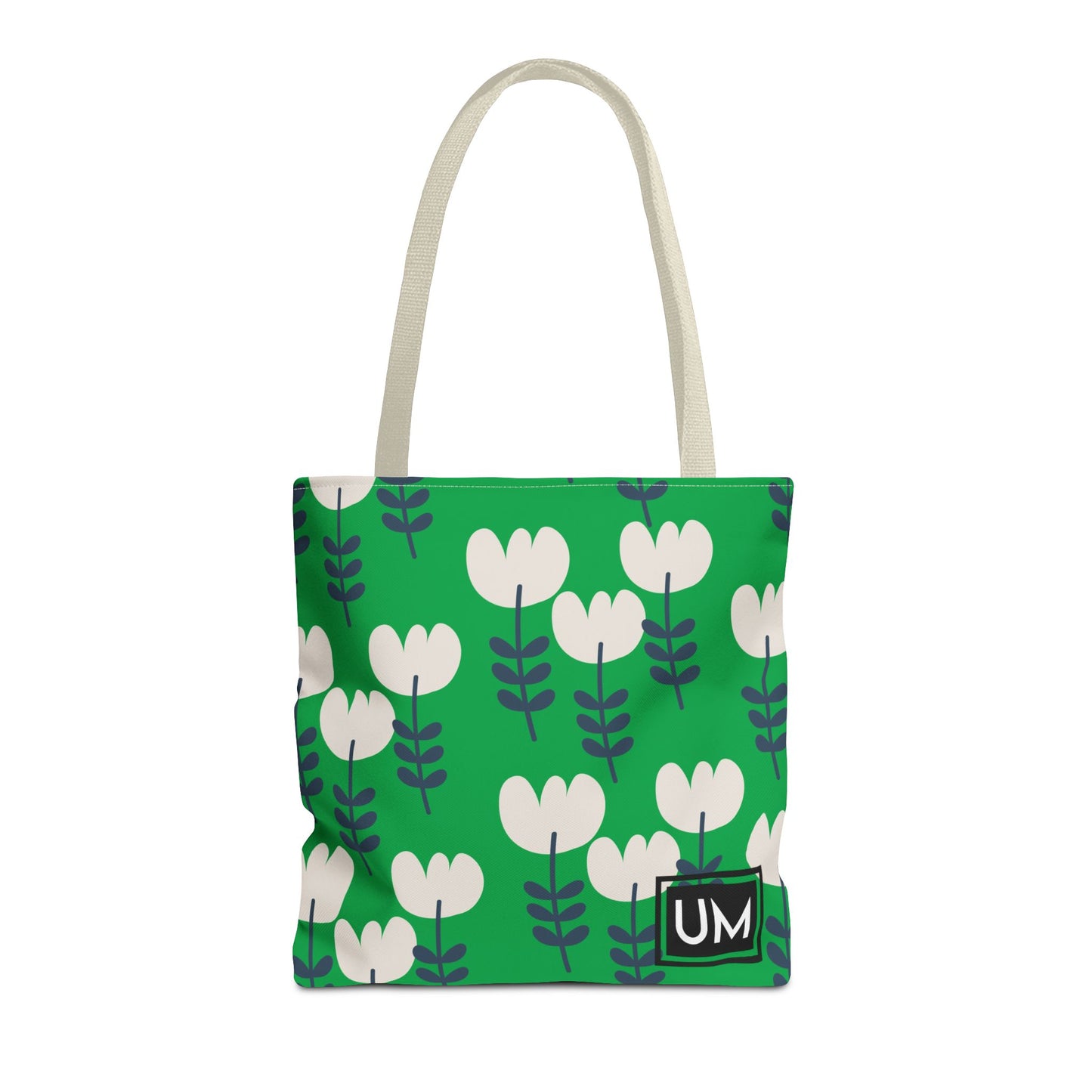 Bolso de mano con estampados florales llamativos (AOP)