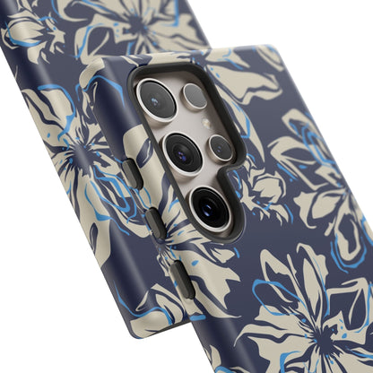 Blue Flor Tough Case