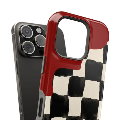 Checkerboard Red