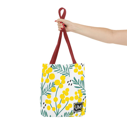 Bolso de mano con estampados florales llamativos (AOP)