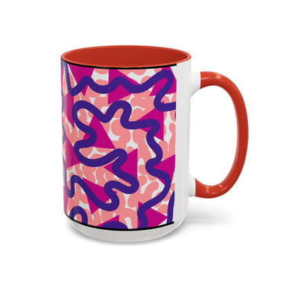 Taza de café abstracta (11, 15 oz)