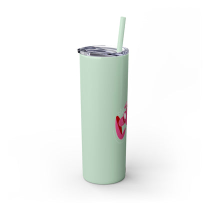 Vaso con pajita Love, 20 oz