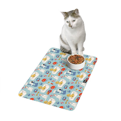 Alfombrilla para comida para mascotas UM (12 x 18)