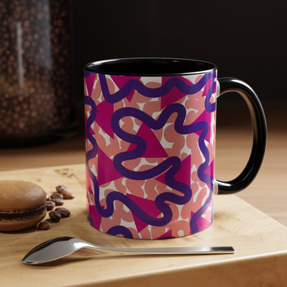 Taza de café abstracta (11, 15 oz)