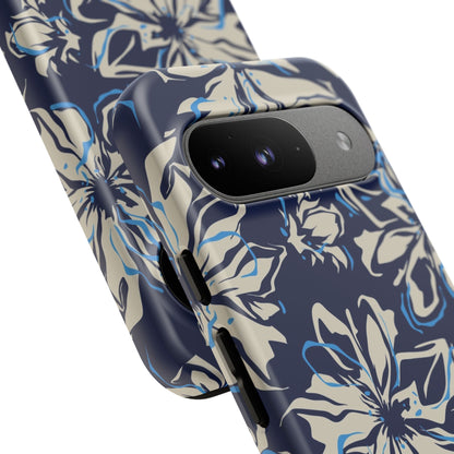 Blue Flor Tough Case