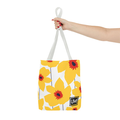 Bolso de mano con estampados florales llamativos (AOP)