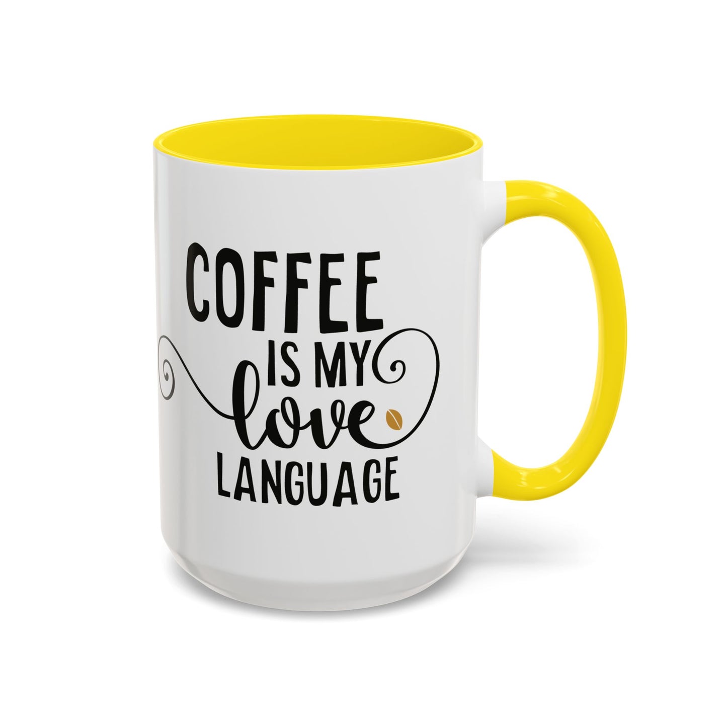 Taza Mi amor por el café (11, 15 oz)