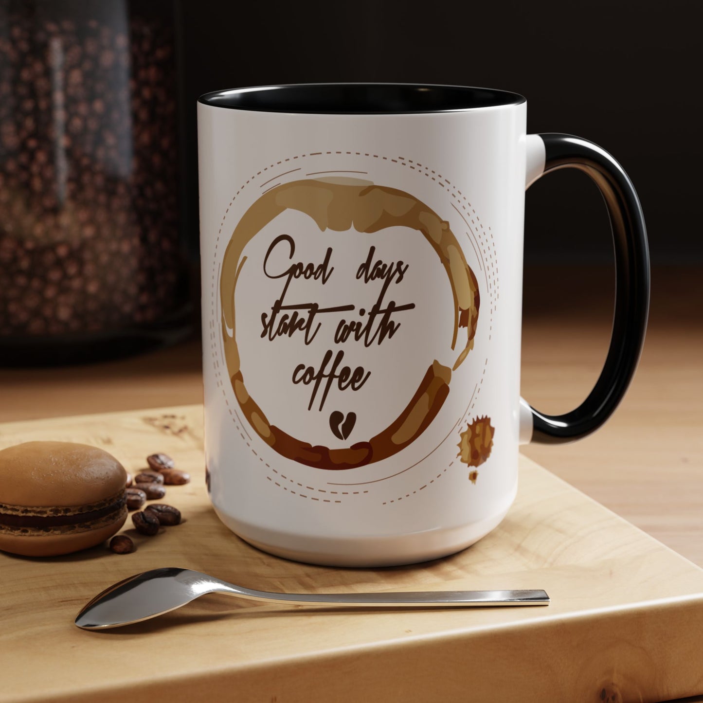 Comienza tu día con una taza de café (11, 15 oz)