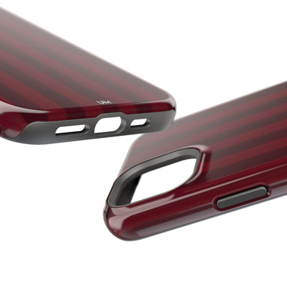 Bordeaux Pinstripe