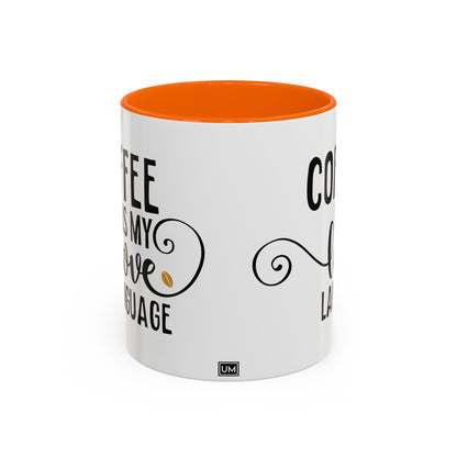 Taza Mi amor por el café (11, 15 oz)