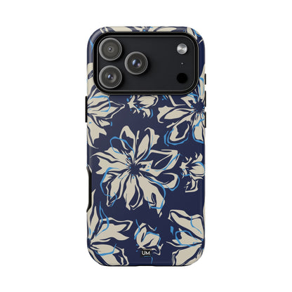 Blue Flor Tough Case