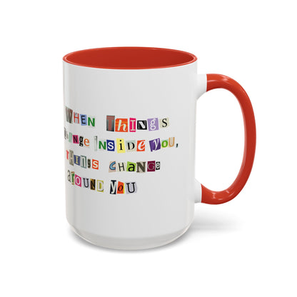 Taza de café Think Positive (11, 15 oz)