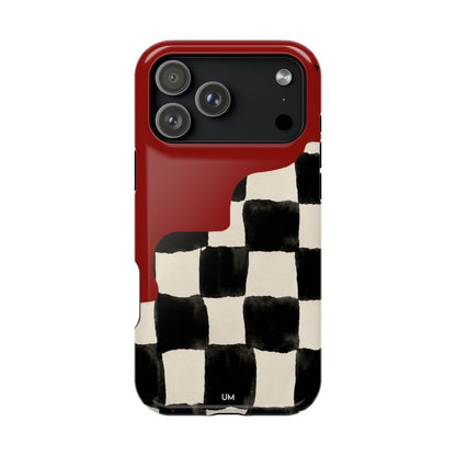 Checkerboard Red