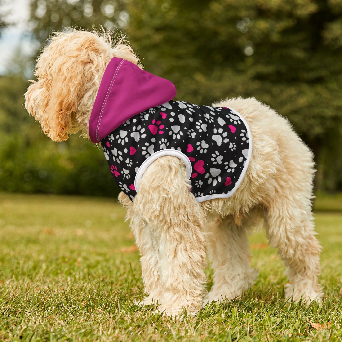 Sudadera con capucha para mascotas de la UM