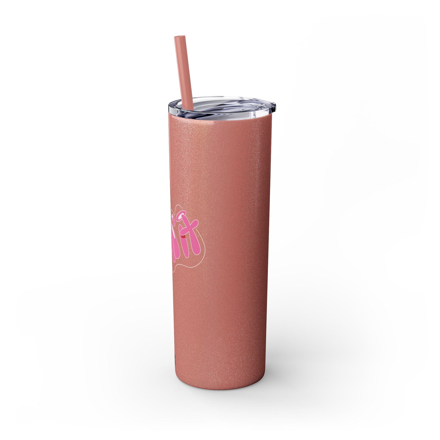 Vaso con pajita Love, 20 oz