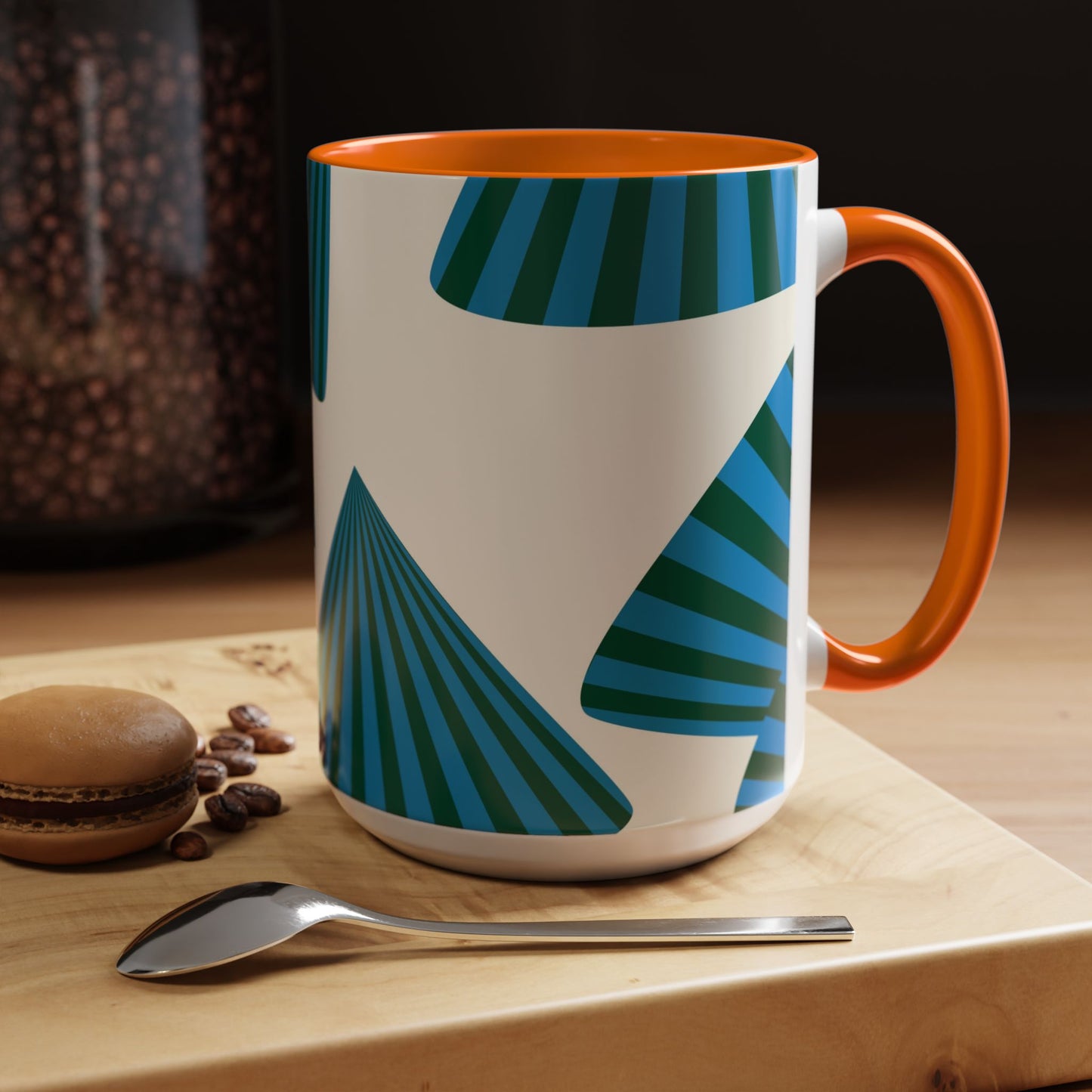 Taza de café navideña moderna (11, 15 oz)