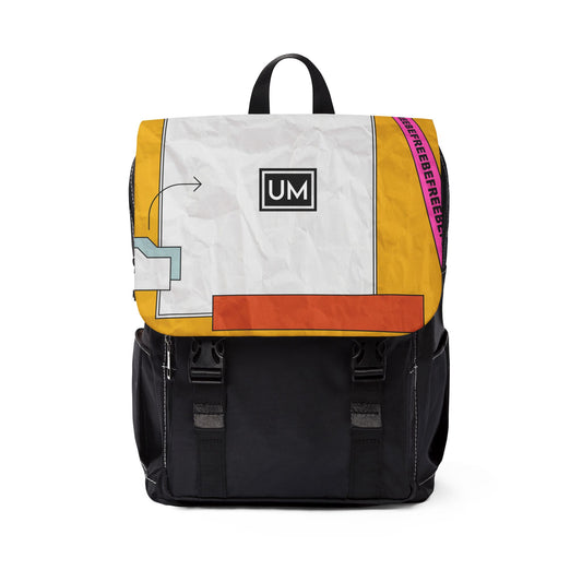 Mochila unisex informal y vibrante para el hombro