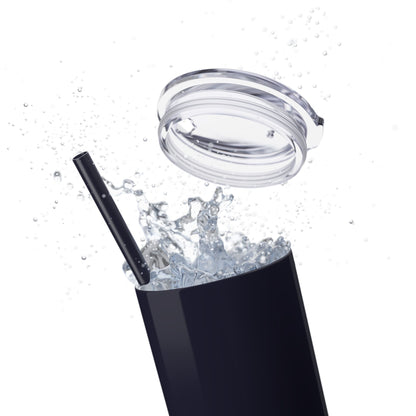 Plain Tumbler with Straw, 20oz