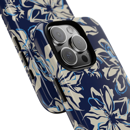 Blue Flor Tough Case