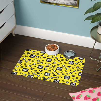 Alfombrilla para comida para mascotas UM (12 x 18)