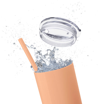 Plain Tumbler with Straw, 20oz