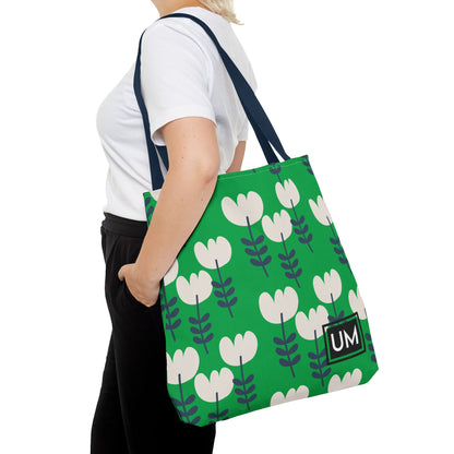 Bolso de mano con estampados florales llamativos (AOP)