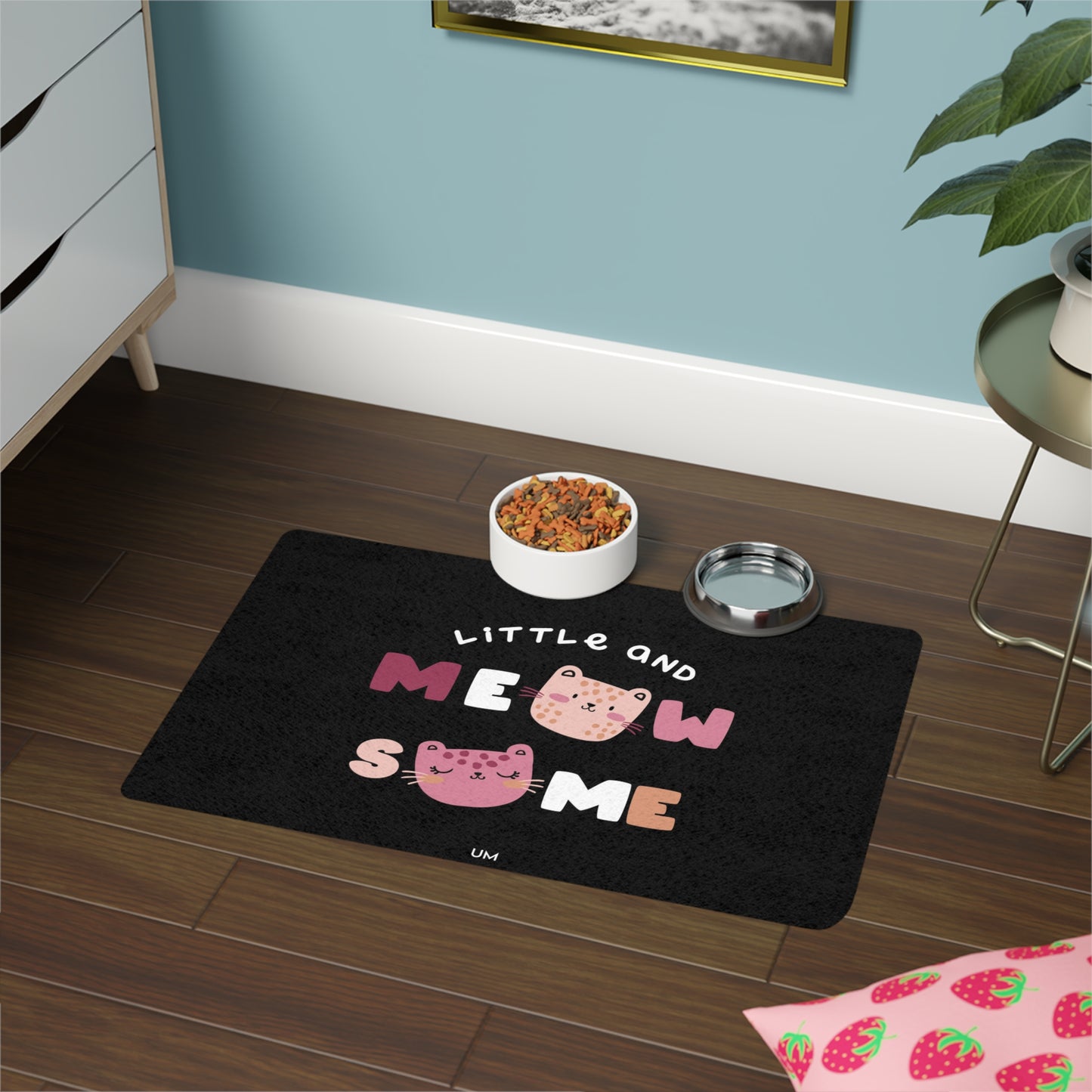 Alfombrilla para comida para mascotas UM (12 x 18)