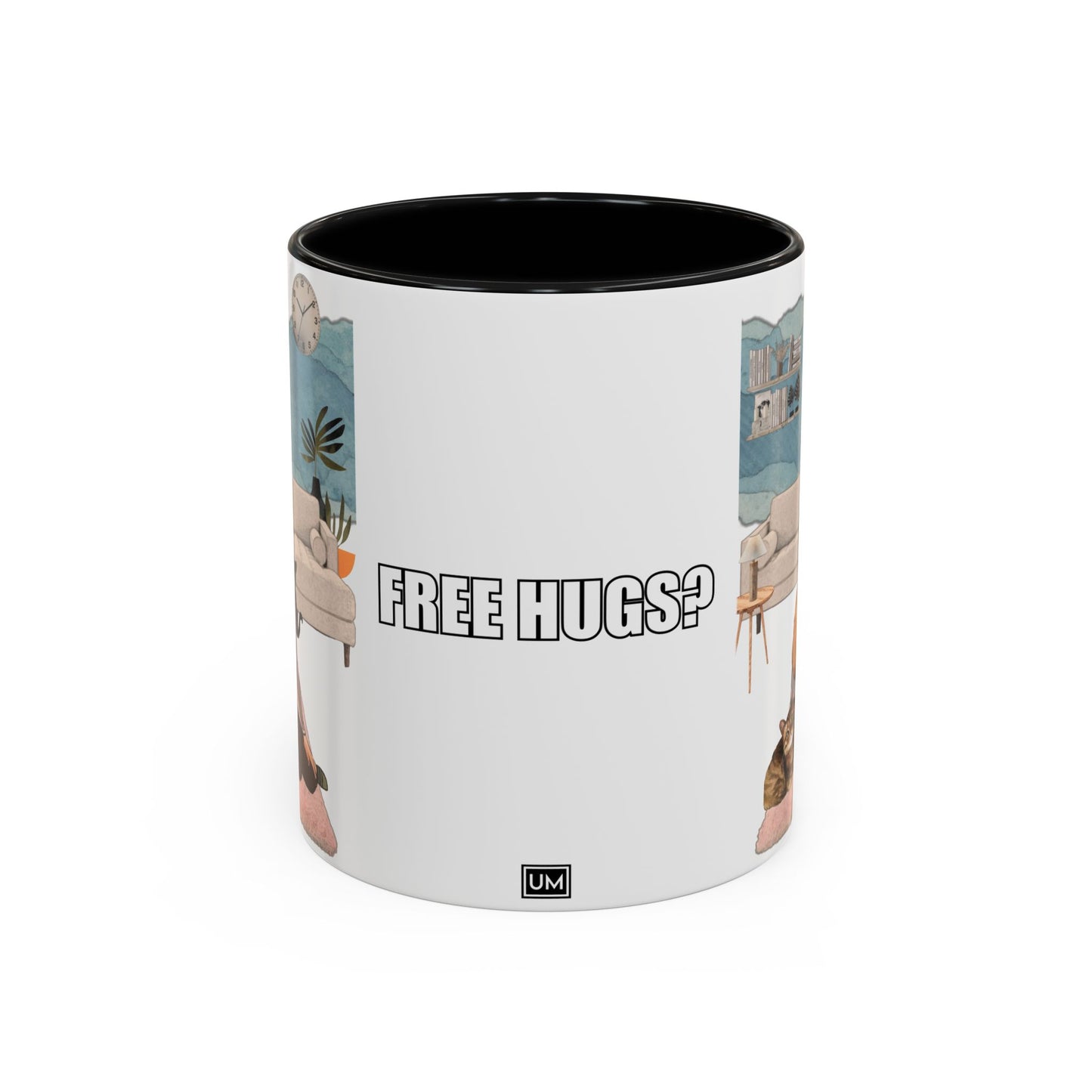 Taza de café con abrazos gratis (11 oz y 15 oz)