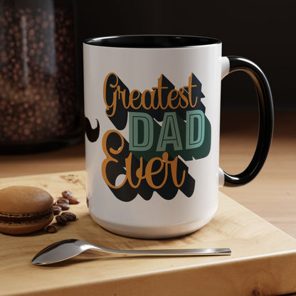 Taza de café con el mejor papá (11 oz y 15 oz)