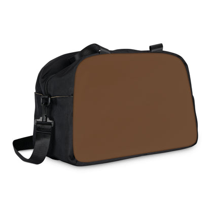 Bolso de mano de fitness de color marrón oscuro