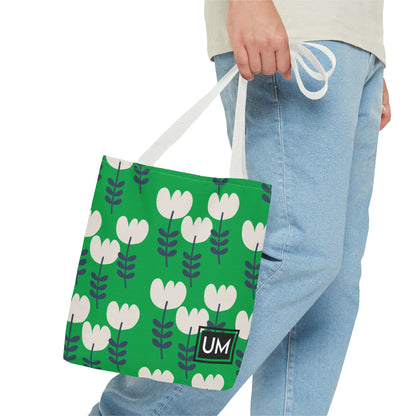 Bolso de mano con estampados florales llamativos (AOP)