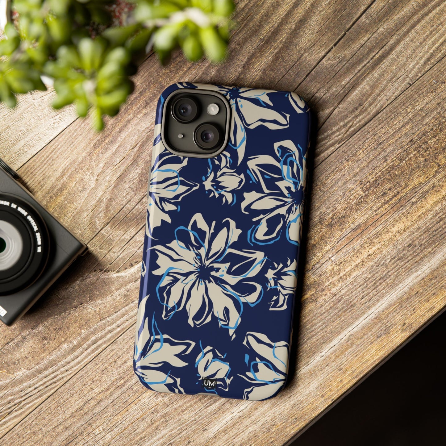 Blue Flor Tough Case