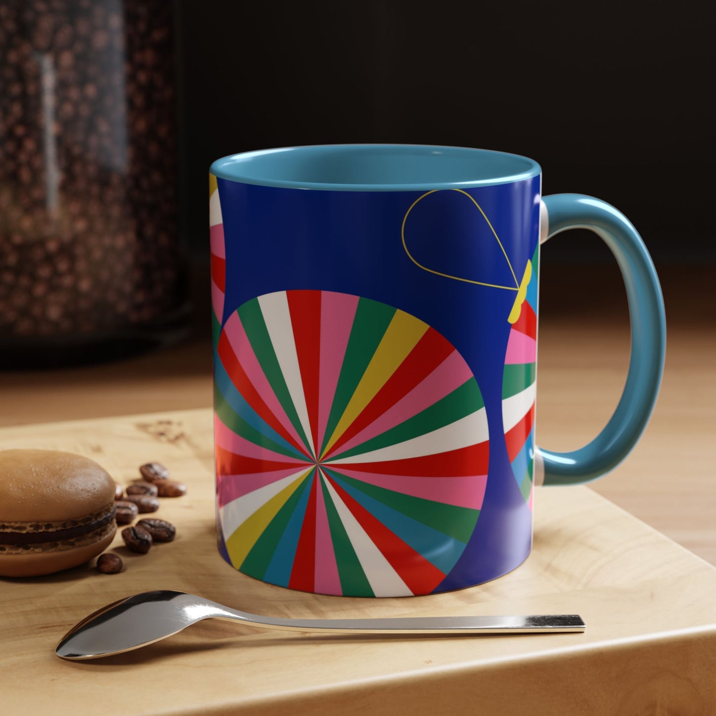 Taza de café navideña moderna (11, 15 oz)