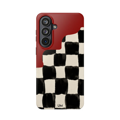 Checkerboard Red